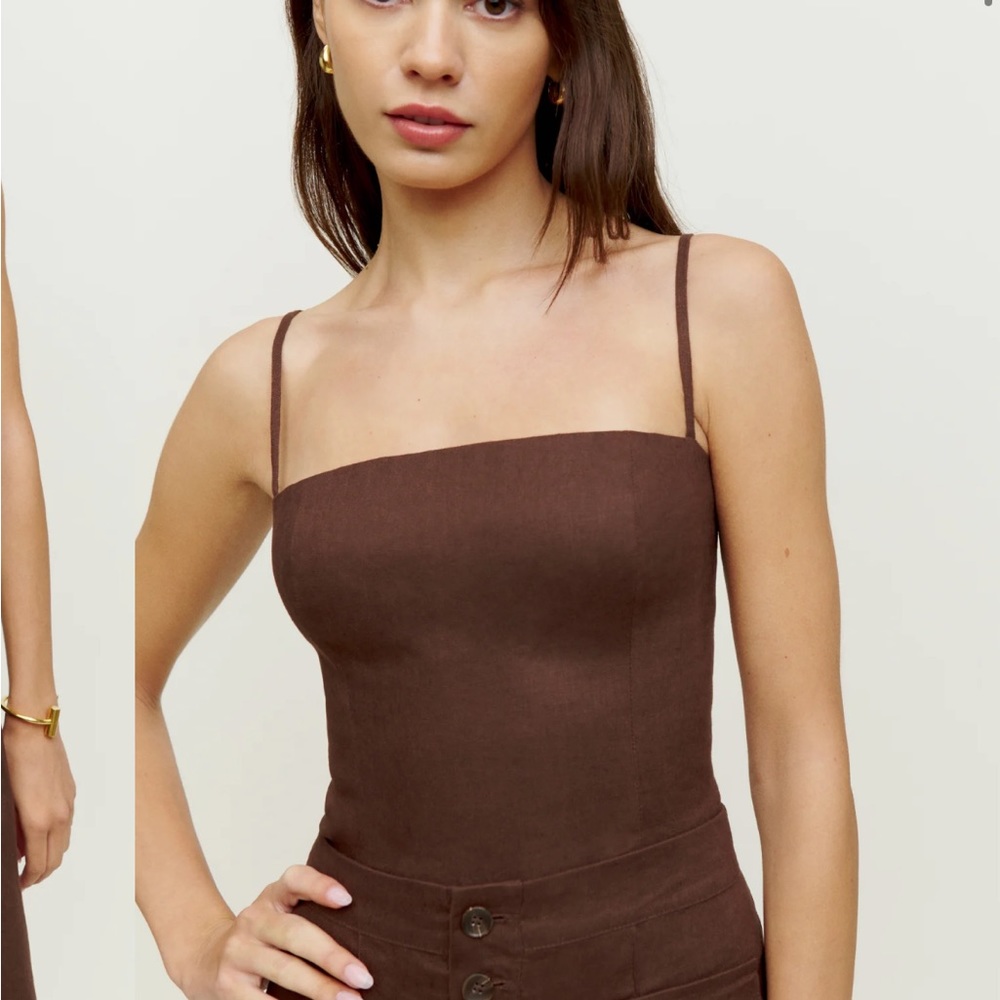 Reformation Overland Linen Top